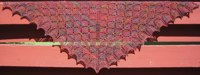 Forest Canopy shawl.