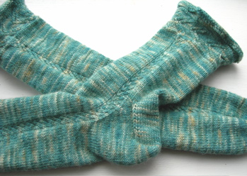 Completed Boudica socks.