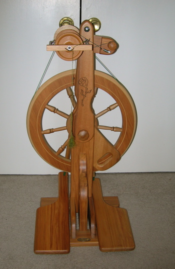 Majacraft Rose spinning wheel.