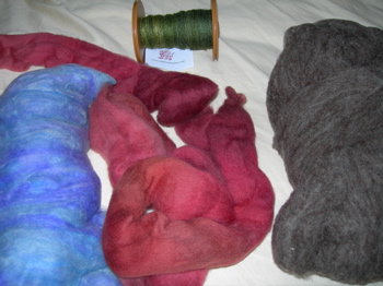 Wool to spin.