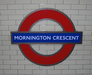 Mornington Crescent Tube Station.