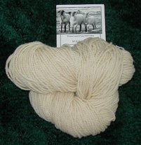 Undyed rambouillet wool.