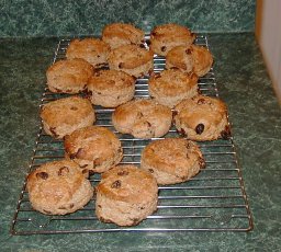 Fresh baked scones.