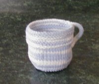 Knitted teacup.